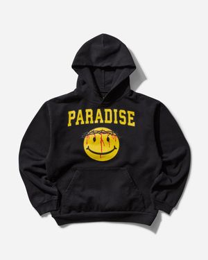 Paradis3 S Smiley Jesus Hoodie - Black