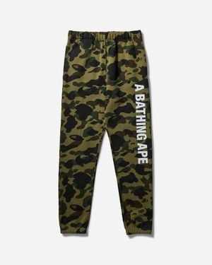 A Bathing Ape Men S 1st Camo Slim Joggers - Green