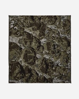 Serapis Bags Jacquard Throw - Green
