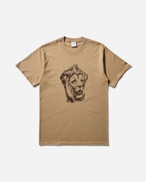 Noah Men S Lion Head T-shirt Sand - Natural