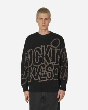 Fucking Awesome Pbs Knit Jumper - Black