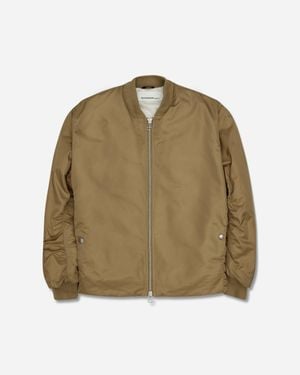 Oamc Peacemaker Minimal Bomber Jacket - Green