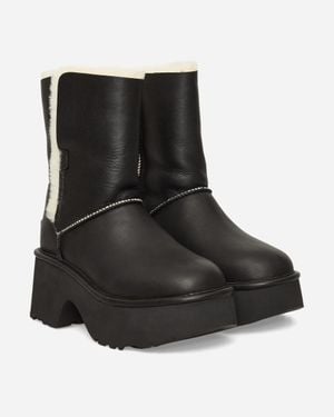 UGG Women S Classic Esmee Leather Boots - Black