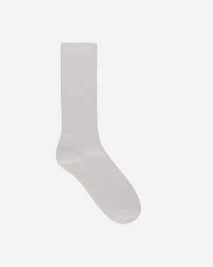 Neighborhood Plain Socks - White