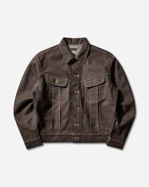 Kapital S Century Denim Westerner Regular Jacket Persimmon - Brown