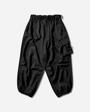 Y-3 Sport Uniform Wide Cargo Trousers - Grey