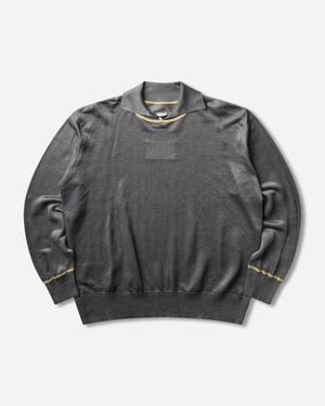GR10K S Dyneema Polo Shirt Stone - Grey