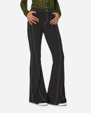 Priscavera Flared Suit Trousers - Black