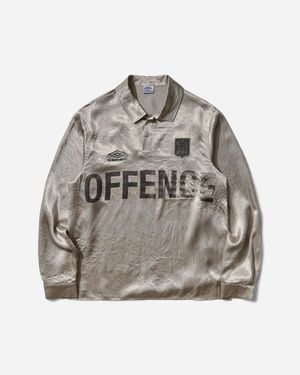 Umbro Satin Enfield Shirt Pearl - Gray