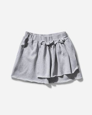 Aries Women S Ancient Temple Rara Mini Sweatskirt Marl - Gray