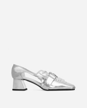 Ancuta Sarca Olga Loafers Chrome - White