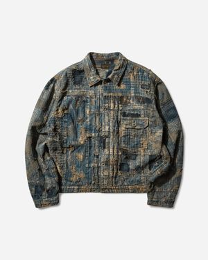 Kapital Men S Boro Spring 1st Jacket Indigo - Green