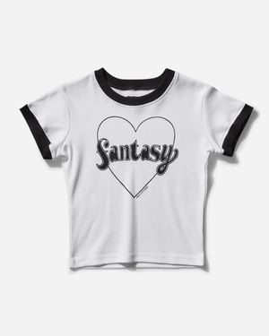 R & M Leathers S Fantasy Baby Tee - White