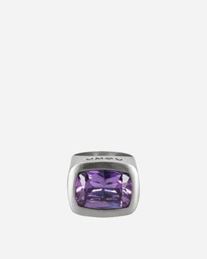 Abra Stone Ring - White