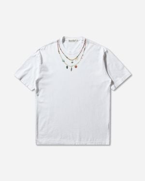 Undercover Women S Trompe L Œil Necklace T-shirt - Gray
