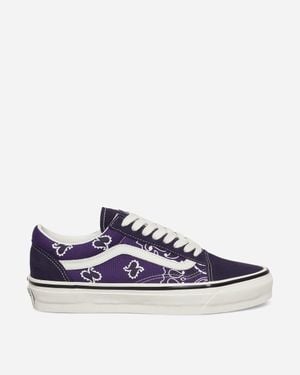 Vans Premium Old Skool Bandana Trainers Plum - Blue