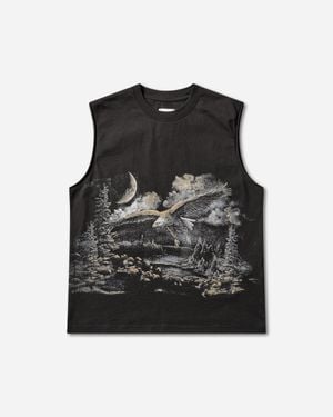 ROA Men S Fai Sleeveless T-shirt Washed - Black