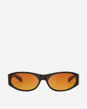 FLATLIST EYEWEAR Eddie Kyu Sunglasses Solid / Sunset Orange - Natural