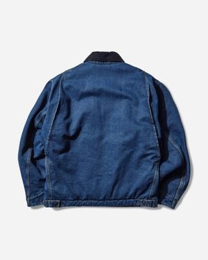 Carhartt Men S Og Detroit Jacket / Dark Navy (stone Washed) - Blue