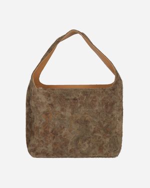 Our Legacy Rough Suede Brick Bag Petal Dance - Brown