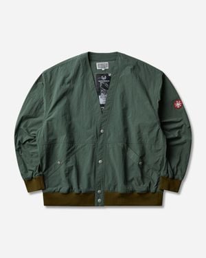 Cav Empt Men S Nylon Cardigan - Green