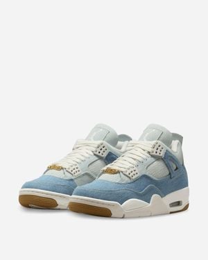 Nike S Air Jordan 4 Sneakers Worn - Blue