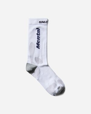 Salomon Mental Athletic Crew Socks White / Lunar Rock