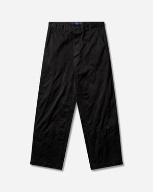 Junya Watanabe Men S Garment Dyed Nylon Trousers Black
