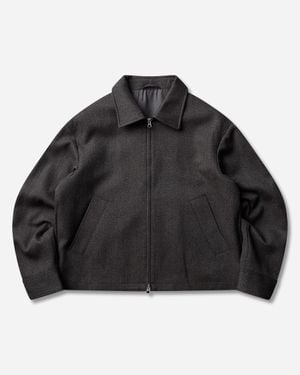mfpen S Mail Jacket Melange Stripe - Black