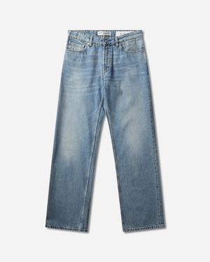 Our Legacy S Slate Cut Jeans Garage Wash - Blue