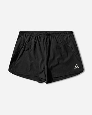 Nike Men S Acg Trailwind Dri-fit Adv 3in Brief-lined Shorts Black