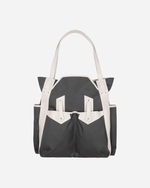 Kiko Kostadinov Inex Tote Bag Dark / Sand - White