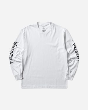 Wacko Maria Washed Heavy Weight Longsleeve T-Shirt (Type-1) - White