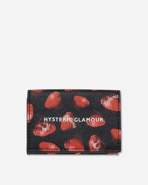 Hysteric Glamour Skull Berry Tri-Fold Wallet - White
