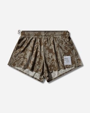 Satisfy Women S Space‐o 2.5 Shorts Camo - Multicolour