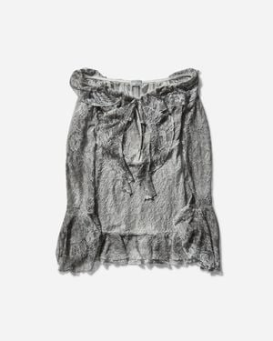 Guess Women S Lace Corset Dress Washed Out - Grey