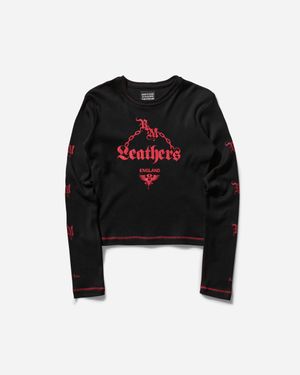R & M Leathers Logo Longsleeve T-Shirt - Black