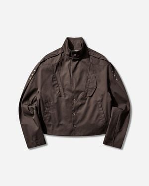 Kiko Kostadinov Men S Egreta Jacket Palm - Brown