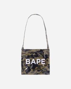 A Bathing Ape 1St Camo Bag - White
