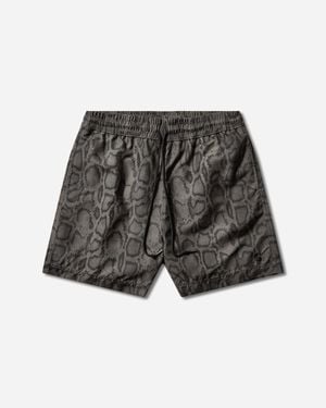 Carhartt S Slater Swim Trunks Snake Camo Leaf - Grey