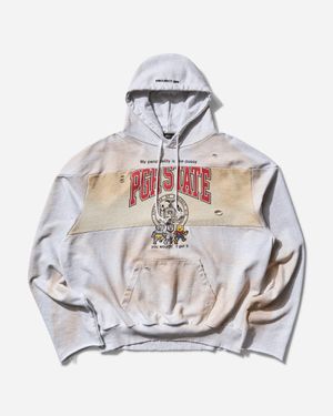 PROJECT G/R Men S Reworked Sport Hoodie Dirty Melange - Grey