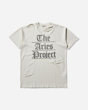 Aries Women S Distressed The Project Dress Off - White