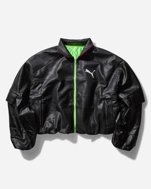 PUMA Men S A$ap Rocky Pleather Jacket - Black