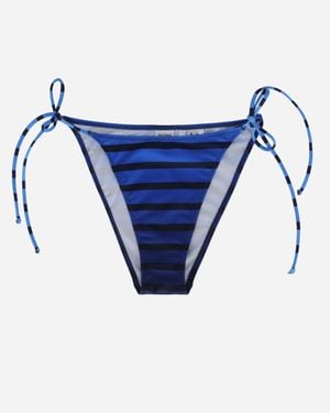 Jean Paul Gaultier S Marinière Gradient Bikini Bottom Light - Blue
