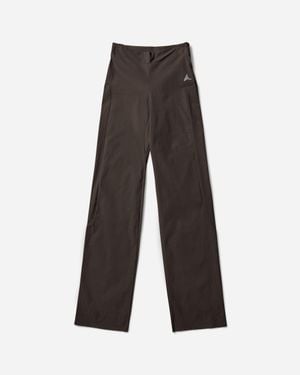 ROA Women S Marva Compression Flared Pants Dark - Brown