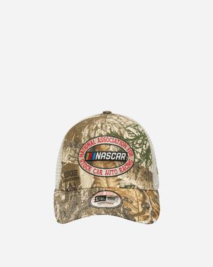 KTZ A-frame Trucker Nascar Classics Camo Cap Green - Natural