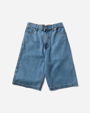 AFB Men S Studded Wide Shorts - Blue