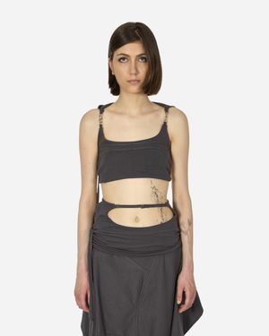 Toile Studios System Hooded Bra Charcoal - Black