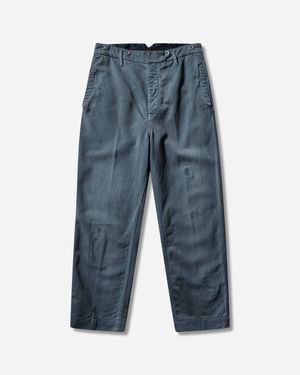 Visvim Men S Pastoral Hw Pants Dmgd - Blue