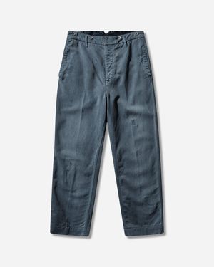 Visvim Men S Pastoral Hw Trousers Dmgd - Blue